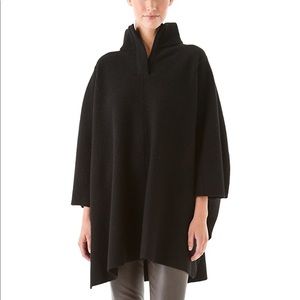 Vince Black Turtleneck Poncho - Size S